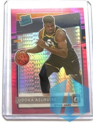 2020-21 Donruss Optic Rated Rookie Pink Hyper Prizm RC Udoka Azubuike #177 Jazz